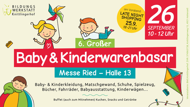 Baby & Kinderwarenbasar, Messe Ried